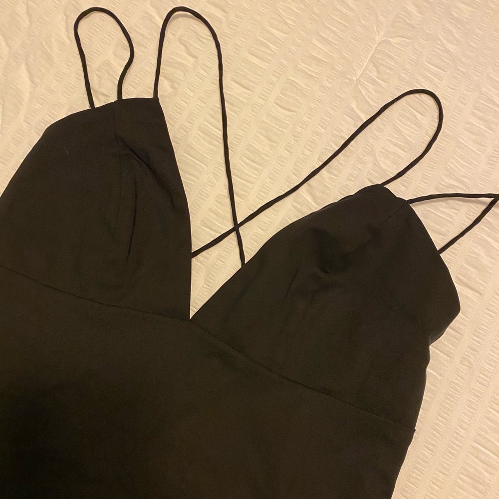 Tobi Black Party Dress - Cross Back Straps - NWT